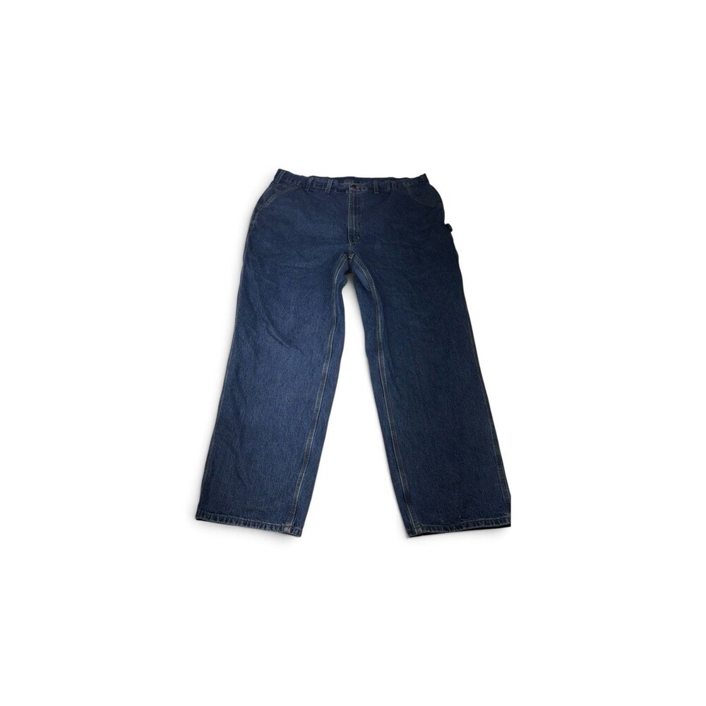 Carhartt B13-DPS Men’s Loose Fit Carpenter Jeans Blue Denim Measures 44x32